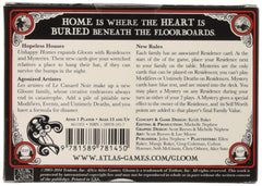 Atlas Gloom Unhappy Homes 2nd Edition residences and mysteries cards boost strategic options.
