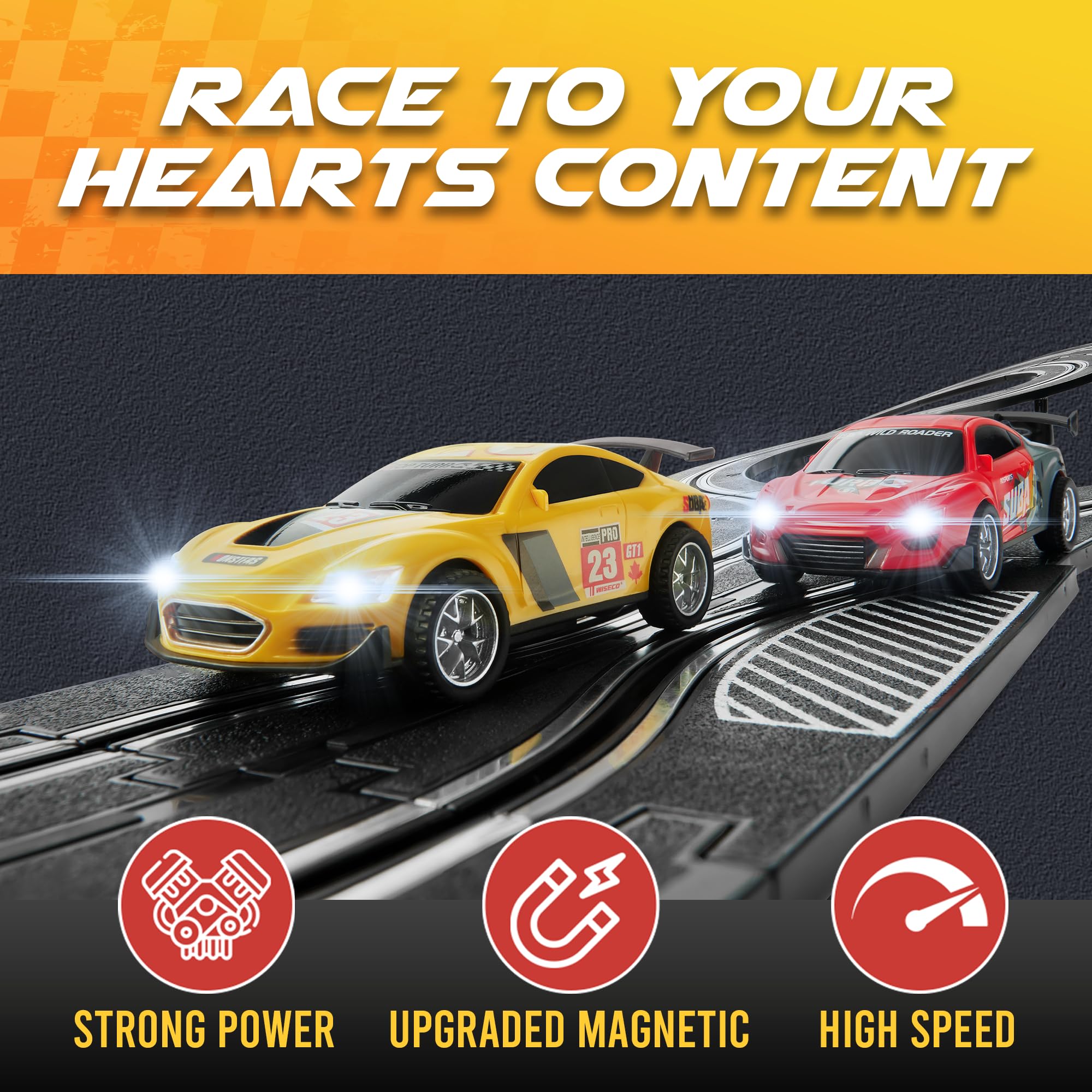 Atlasonix slot car track kids enjoy social play and skill-building