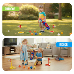 Atlasonix toddler golf set sticks sized for small hands and safe use.