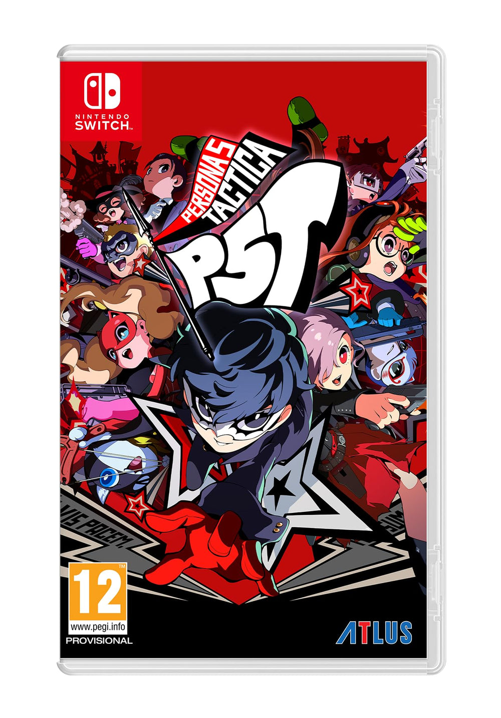 Atlus Persona 5 Tactica cover art showcasing iconic style and mood.