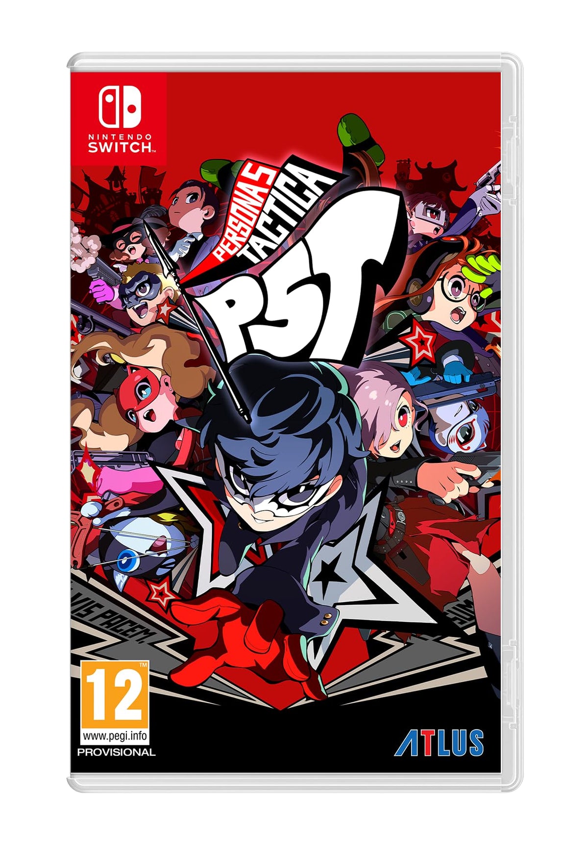 Atlus Persona 5 Tactica cover art showcasing iconic style and mood.