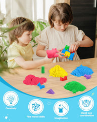 AtMini purple play sand color sparks creative building sessions