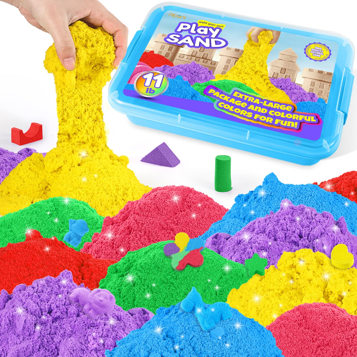 AtMini red play sand color for imaginative molding and sensory play