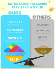 AtMini yellow play sand color for vibrant arts and crafts