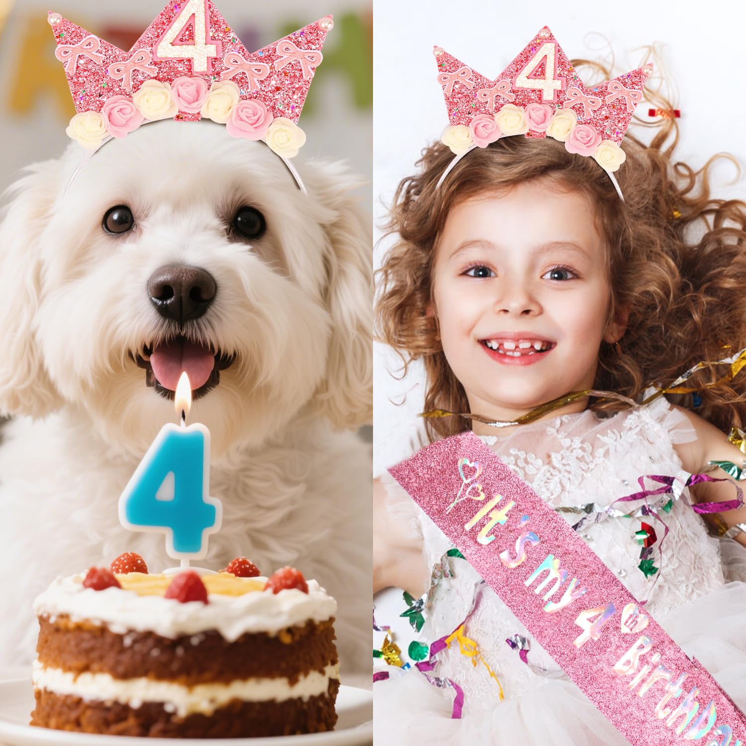 Atoden lightweight glitter sash pins adjust easily for a perfect fit.