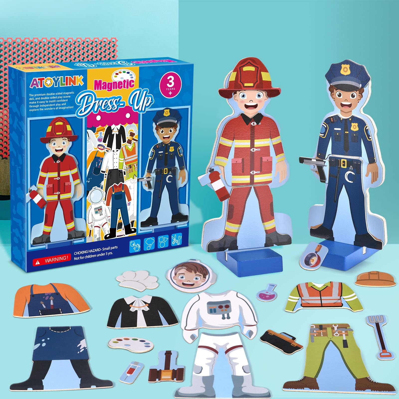 Atoylink doctor magnet outfit supports creative storytelling and play