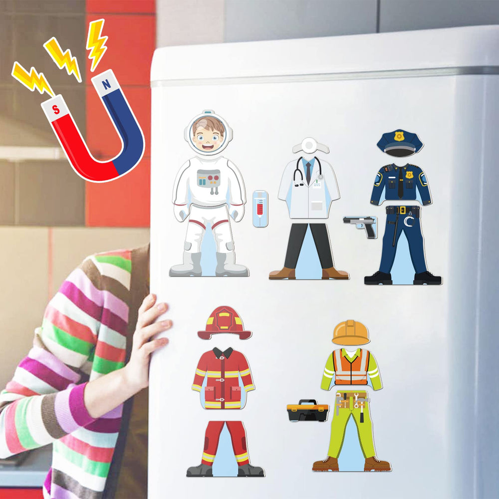 Atoylink firefighter magnet outfit sparks imaginative play