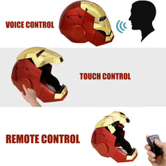 ATOKNG Iron Hero MK5 helmet side view highlights metallic finish and realism