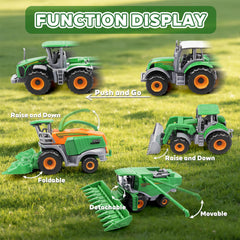 AtomDream Tech die-cast details add realism to pretend farm chores