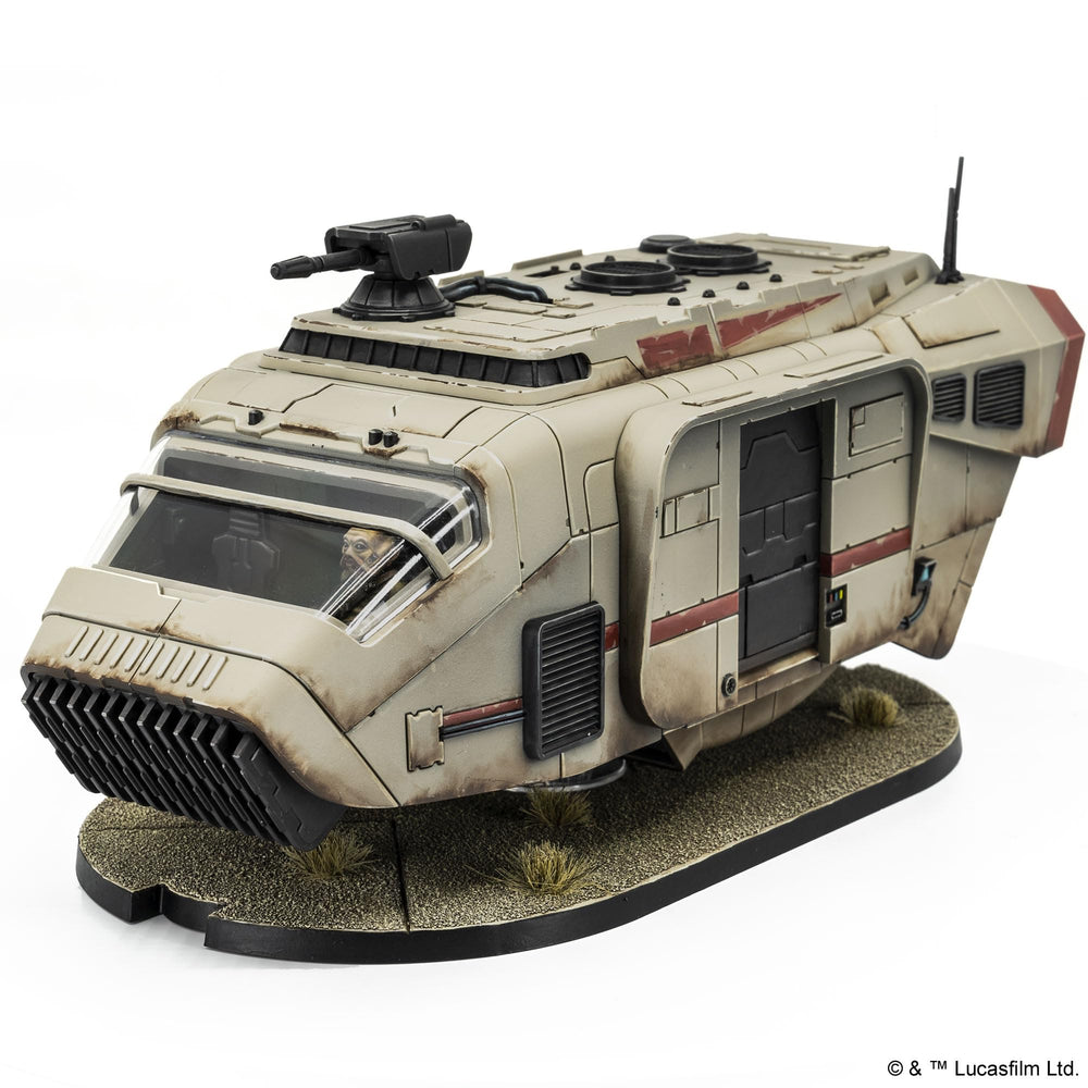 Atomic Mass Games A-A5 Speeder Truck doors adjustable for open or closed configuration.