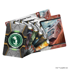 Atomic Mass Games A-A5 Speeder Truck carrying capacity supports troops and cargo.