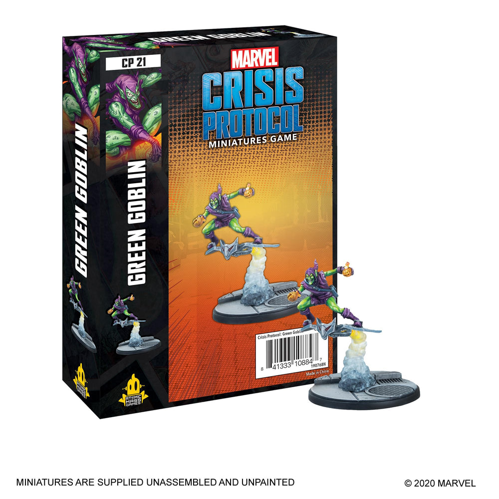 Atomic Mass Games Green Goblin Spider-Foes affiliation art signals new battle dynamics