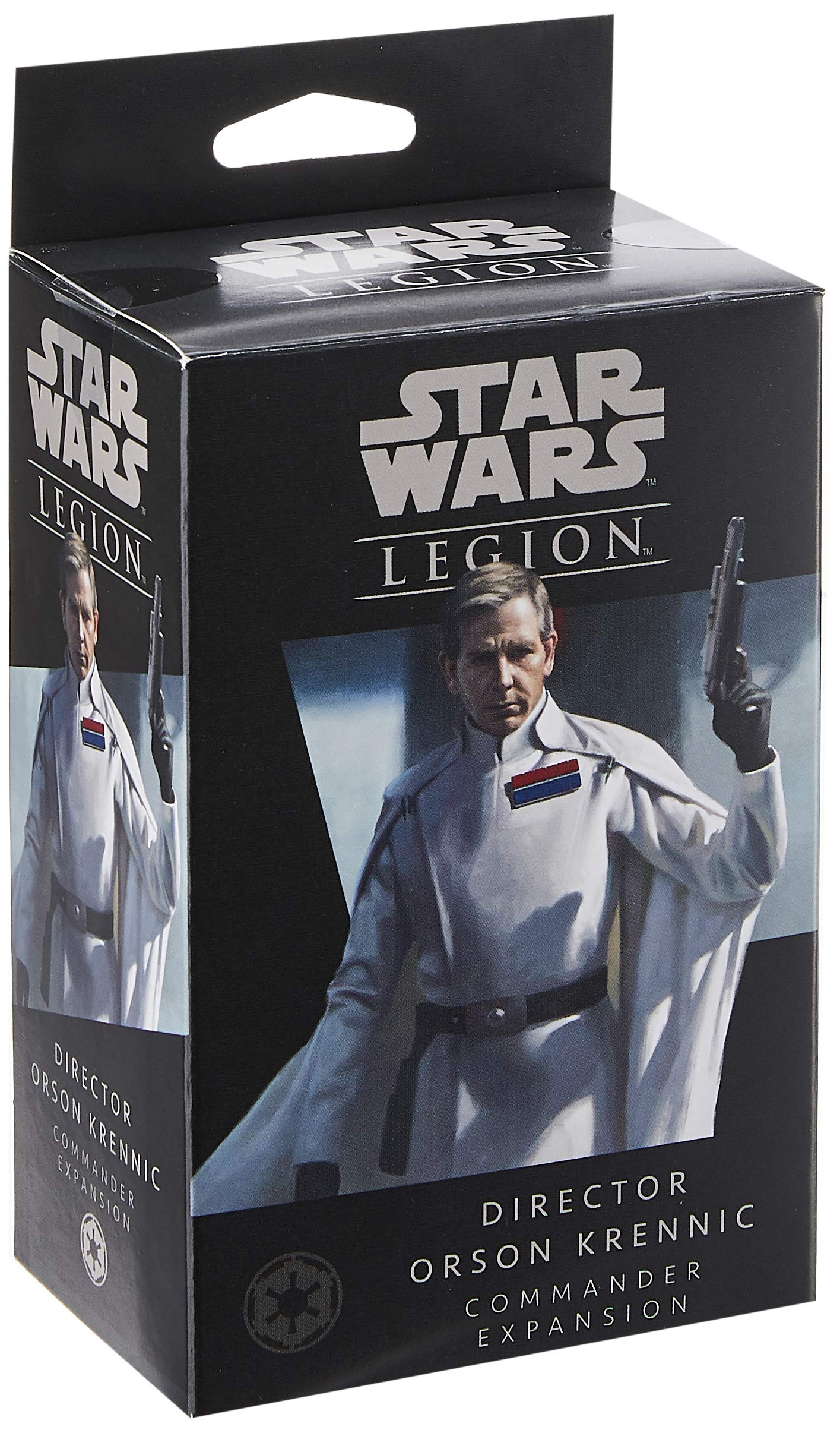 Atomic Mass Games’ Orson Krennic miniature ready to command Imperial troops on the tabletop.
