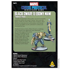 Atomic Mass Games' Black Dwarf frontline-brute figure highlights raw strength and durability in front-line clashes.