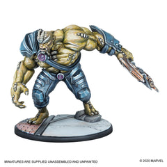 Atomic Mass Games' Ebony Maw manipulation-focused figure enables strategic psychic plays on the board.