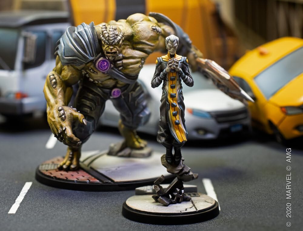 Atomic Mass Games Marvel Crisis Protocol pack art and models provide immersive visual appeal.
