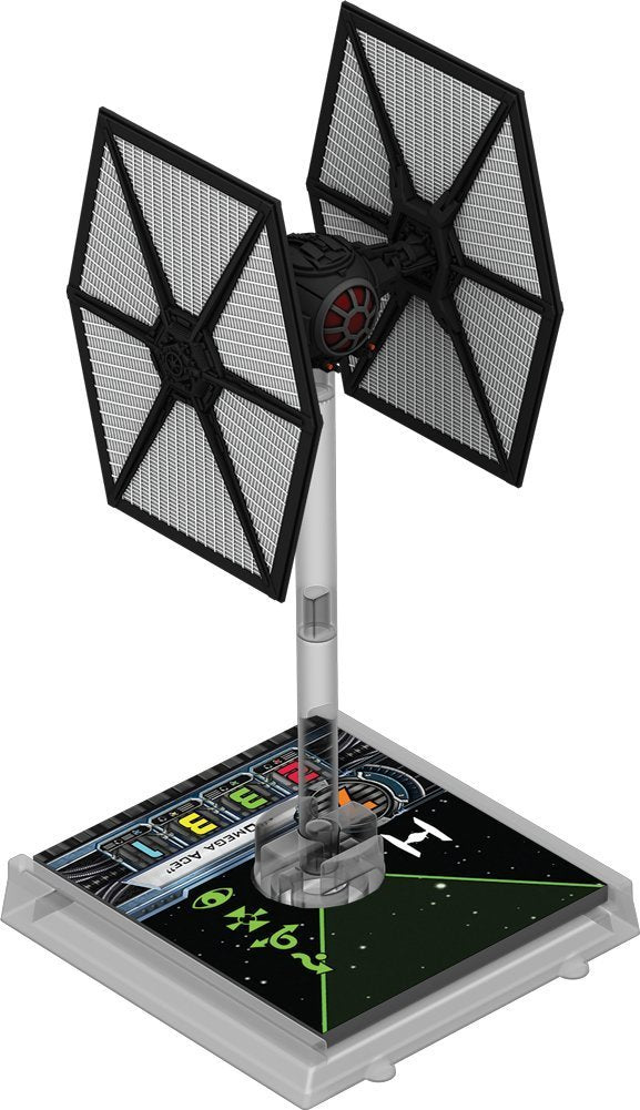 Atomic Mass Games Star Wars X-Wing core set includes durable miniatures and bases.