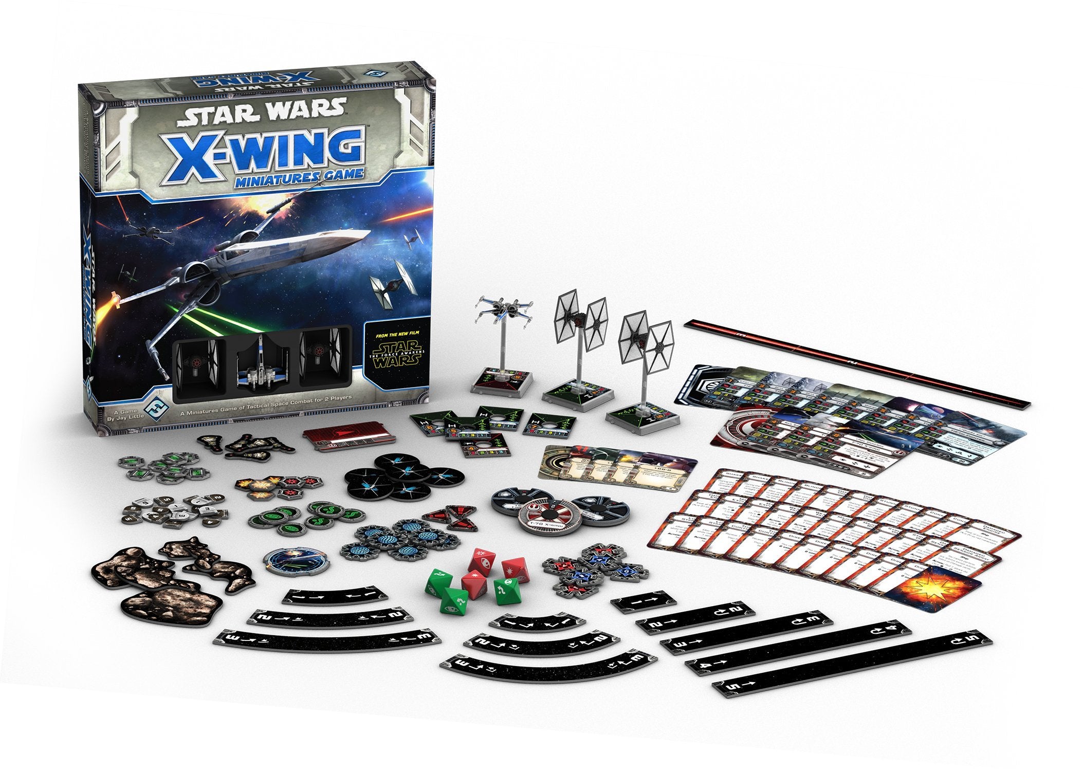 X-Wing miniatures by Atomic Mass Games ready for quick learning and exciting matches.