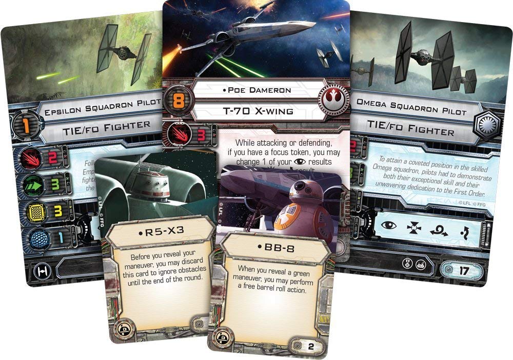 Core rules and maneuver templates from Atomic Mass Games for fast, clear play.