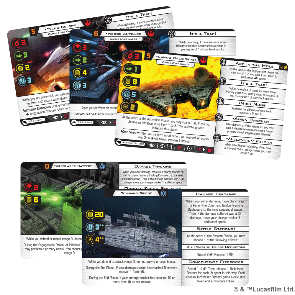 Atomic Mass Games Endor exclusive content features cards and tokens for enhanced options