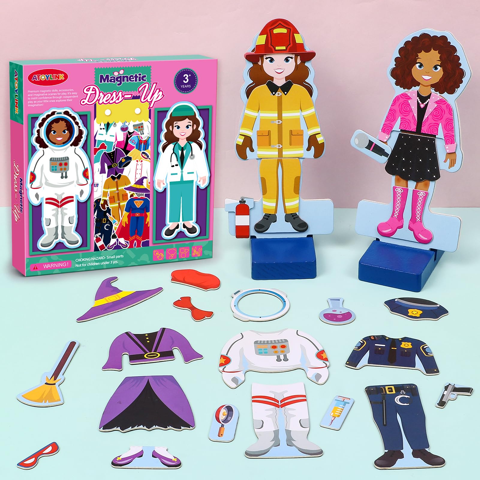 Atoylink bright dress up accessories spark colorfully engaging fashion play.