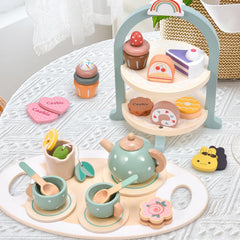 Atoylink dessert tower with assorted treats boosts screen-free pretend time.