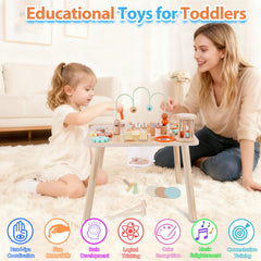 ATOYUS Activity Table color sticks supports color recognition and sorting.