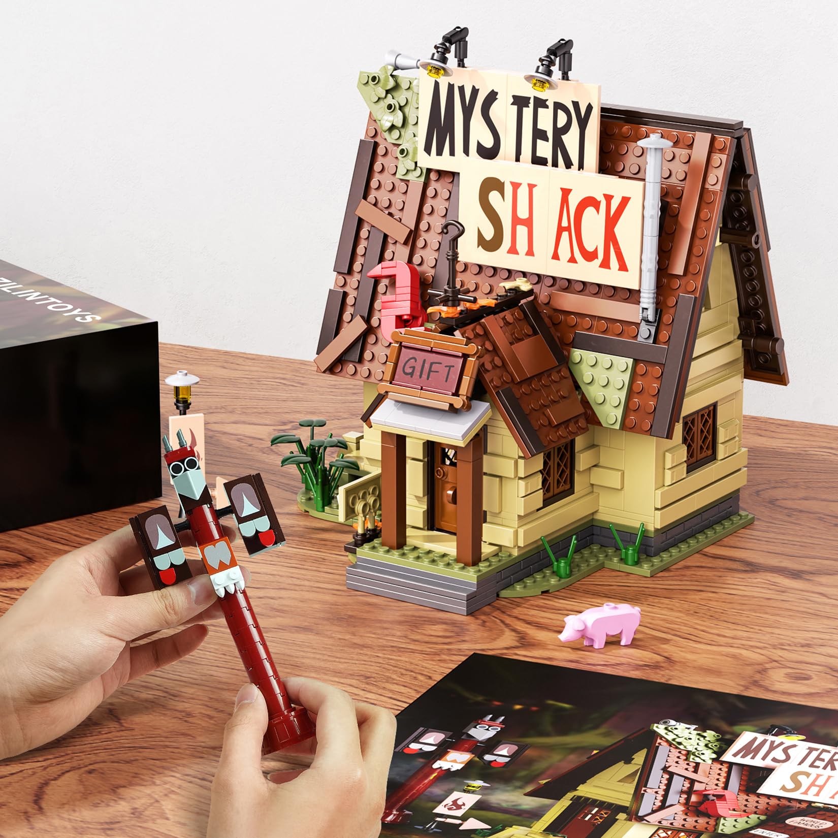 ATRtoyMF Gravity House set arrives in a beautiful gift box for gifting occasions.