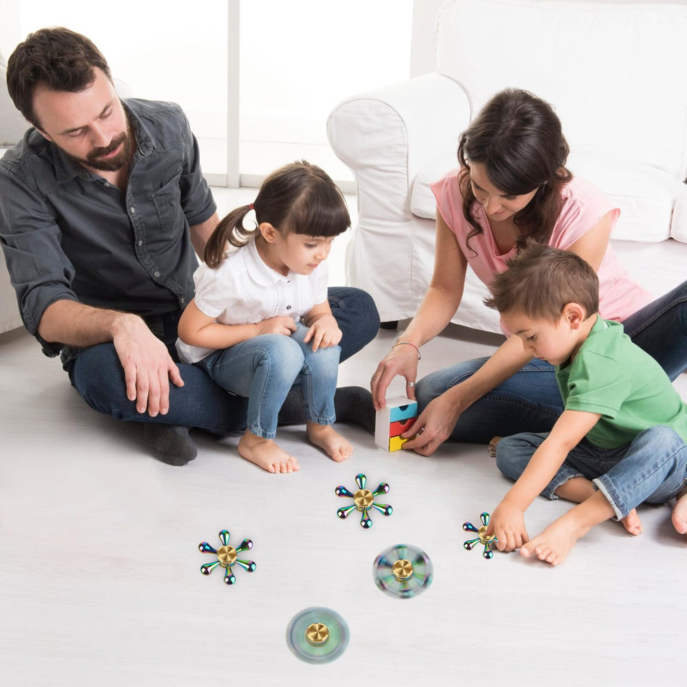 ATESSON fidget spinner aluminum body provides comfortable handling and balance.