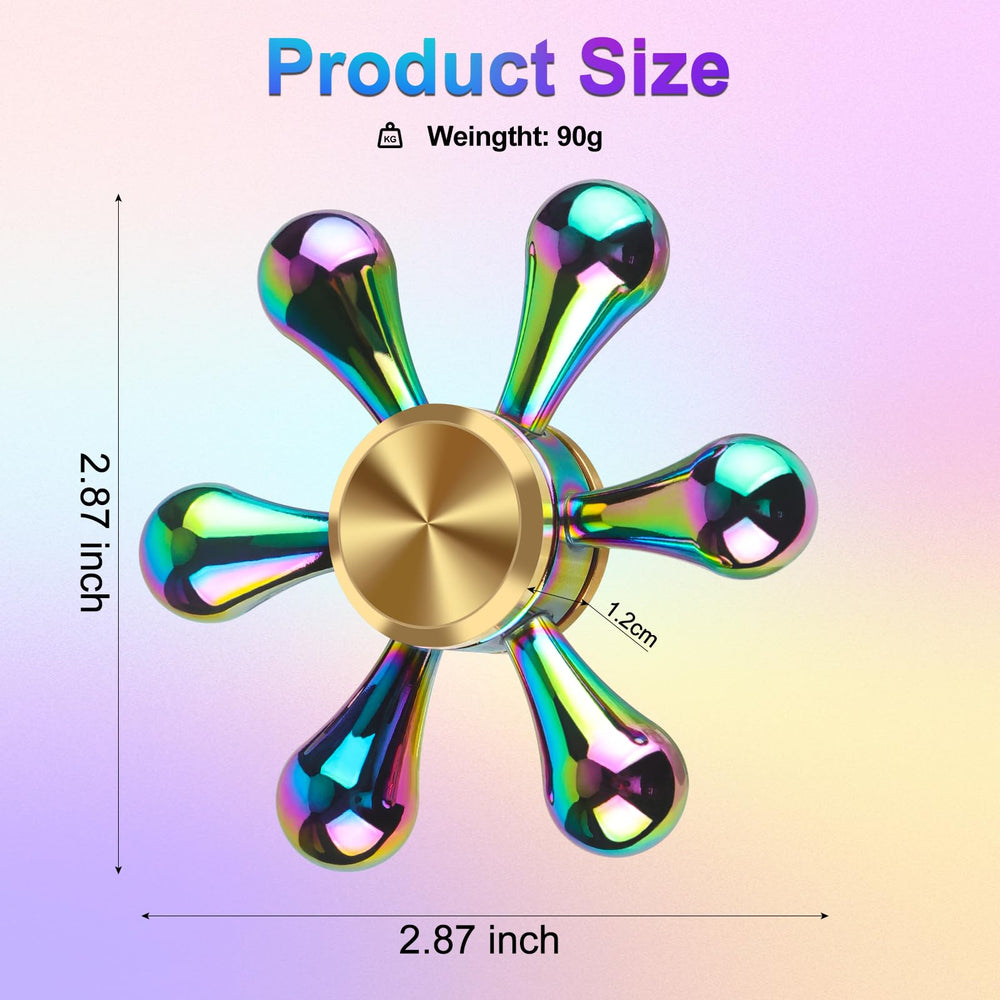 ATESSON fidget spinner pocket-size in hand for on-the-go focus.