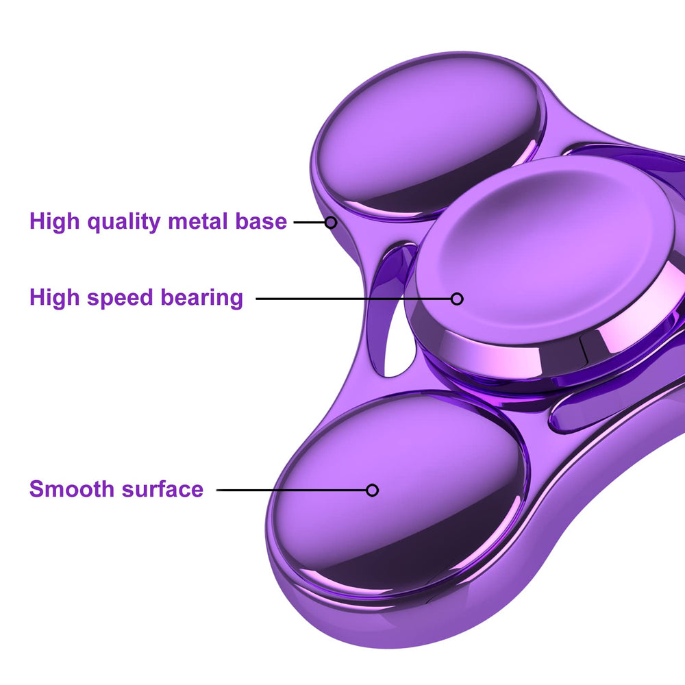 ATESSON fidget spinner stainless steel bearing enables fast, steady spins.