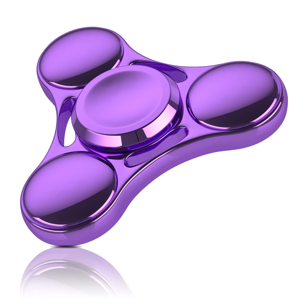 ATESSON fidget spinner ultra-durable aluminum body for smooth, discreet spins.