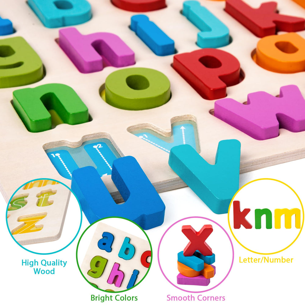 Attmu Bright Letters ABC colorful set supporting focus and sensory play