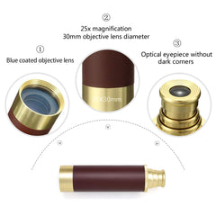 Aubric golden compass with glow for night time pretend navigation