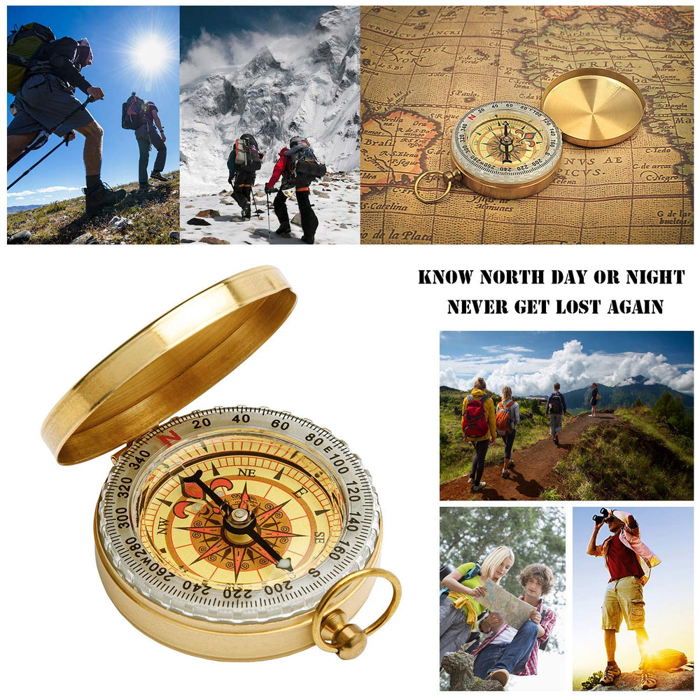 Aubric waterproof spyglass and compass withstand outdoor conditions.