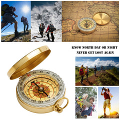 Aubric waterproof spyglass and compass withstand outdoor conditions.
