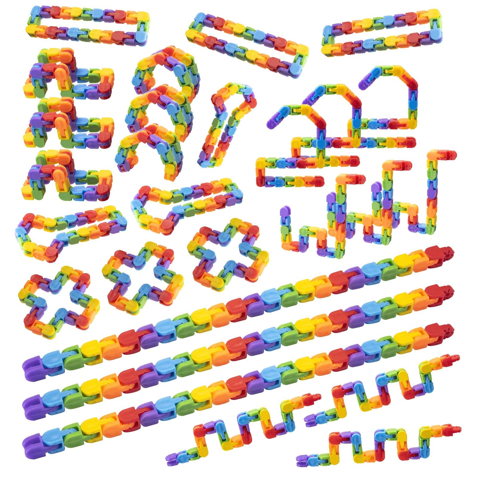 Aubrogo Wacky Tracks rainbow bulk pack for hands-on play and focus