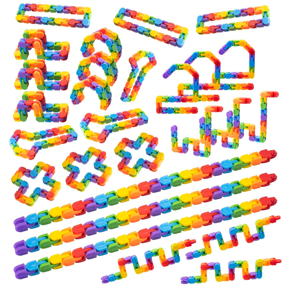 Aubrogo Wacky Tracks rainbow bulk pack for hands-on play and focus