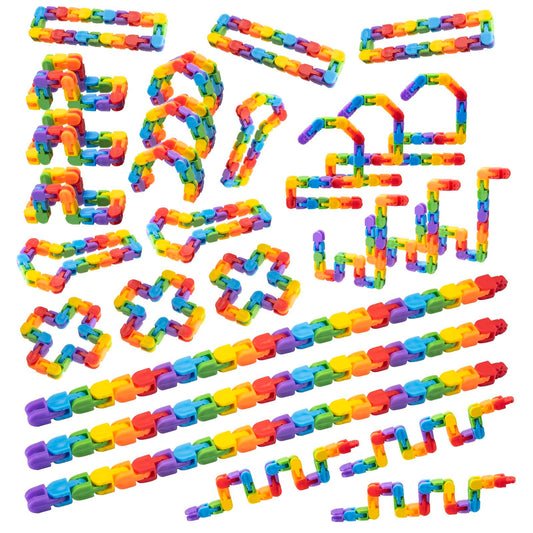 Aubrogo Wacky Tracks rainbow bulk pack for hands-on play and focus