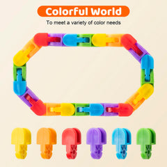 Aubrogo Wacky Tracks click and snap action provides tactile feedback