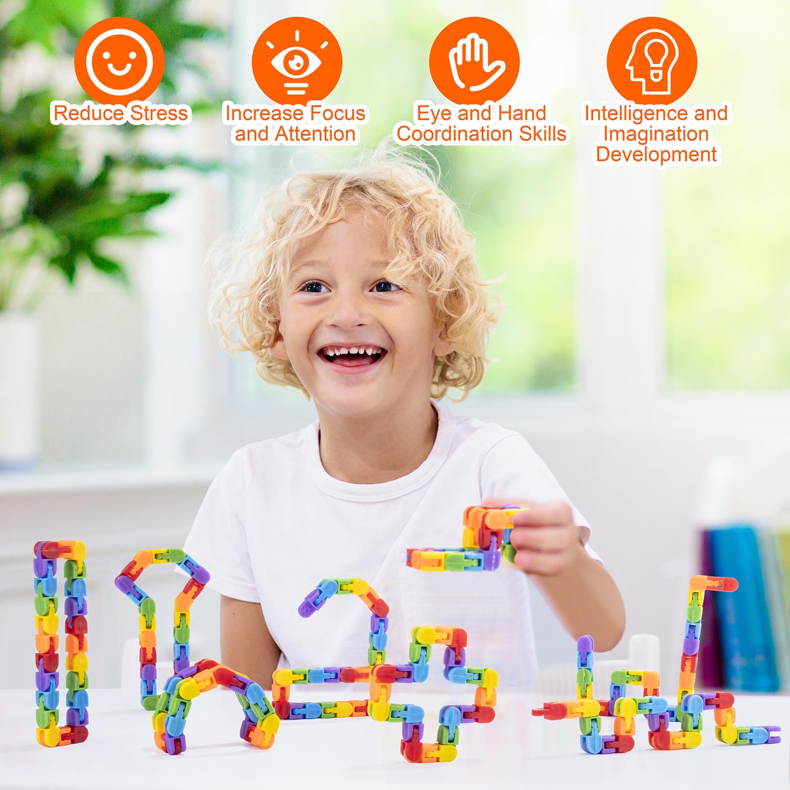 Aubrogo Wacky Tracks durable, smooth play for bending and twisting