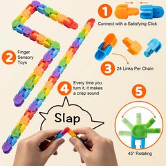 Aubrogo Wacky Tracks used in classroom setups for quiet, focused play