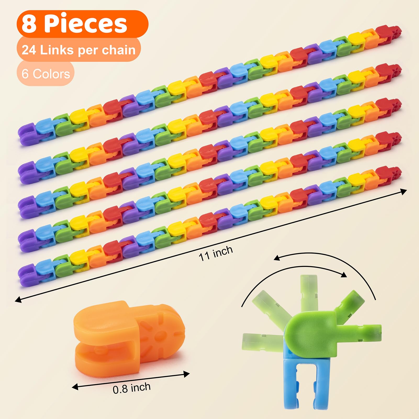 Aubrogo Wacky Tracks rainbow colors inspire creative shape-building and problem-solving during breaks