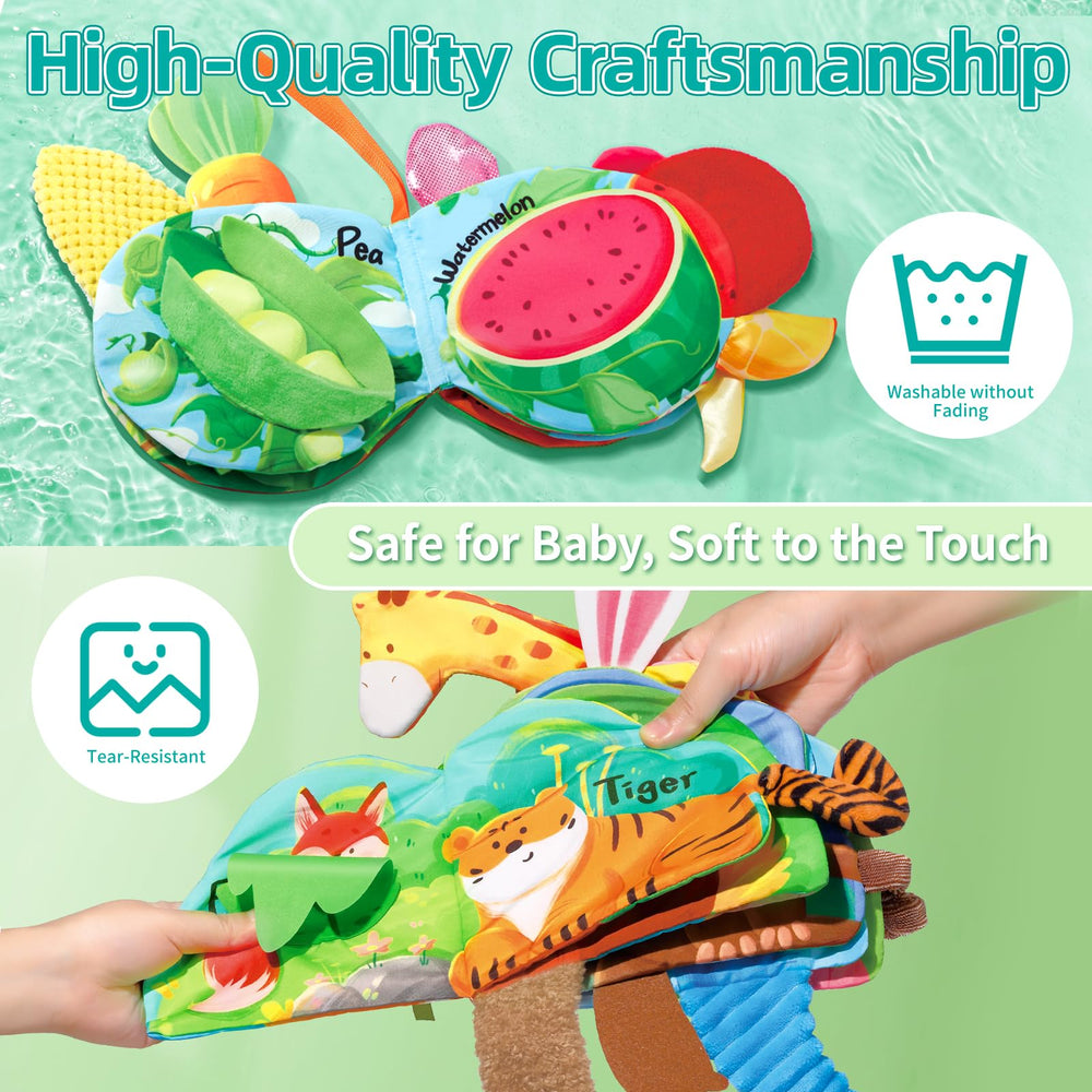 Auby soft textures provide multi-sensory experiences for newborns to toddlers.