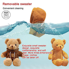 AUCOOMA teddy bear offers a friendly companion for kids' daily routines.