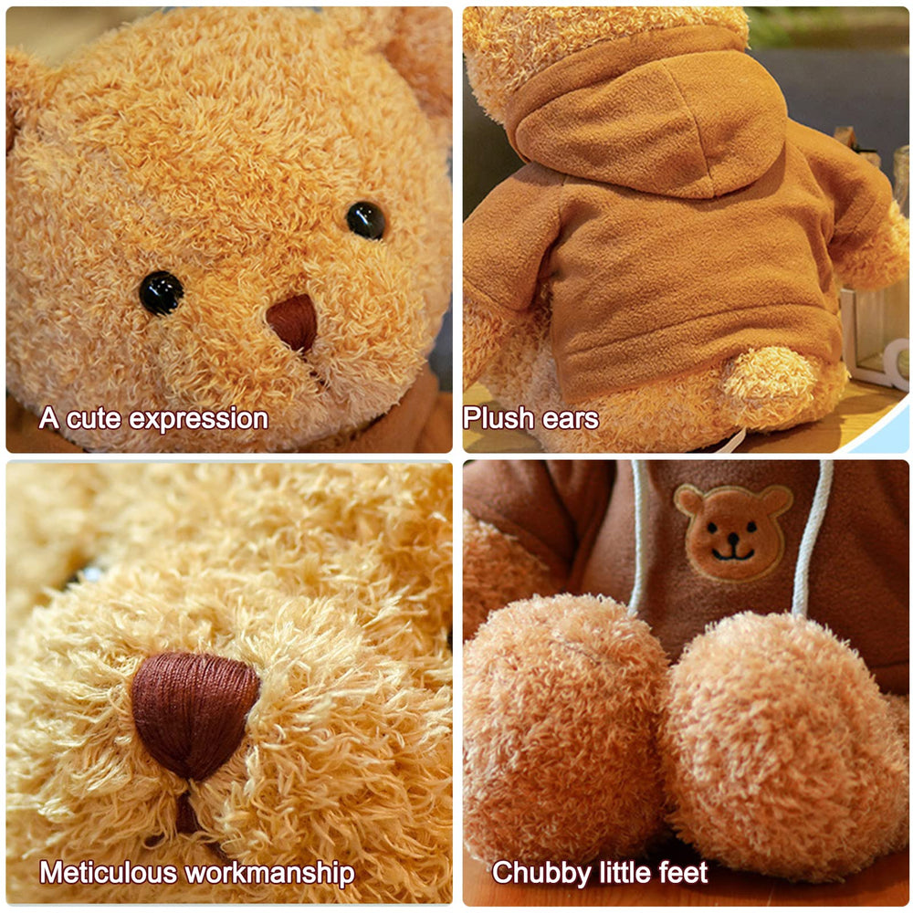 AUCOOMA plush toy features soft PP cotton for cozy cuddling.