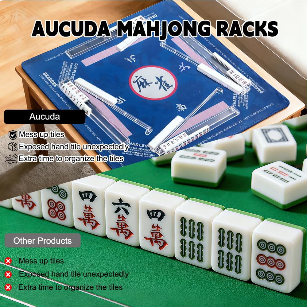 Aucuda mahjong racks as a gift-ready party accessory