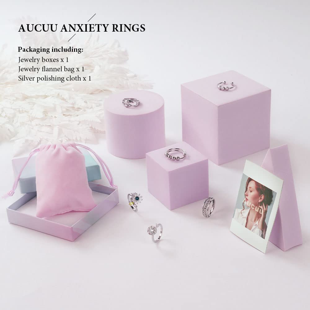Aucuu spinner bead ring variant three offers discreet stress relief during meetings.
