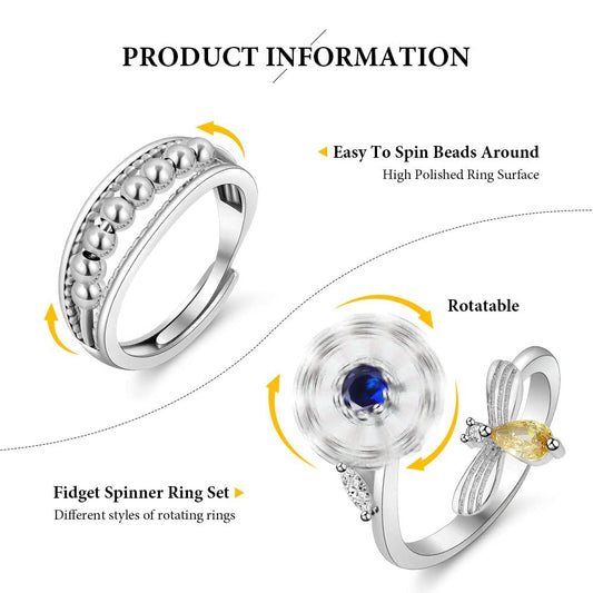 Aucuu adjustable open ring demonstrating size flexibility for a comfortable fit