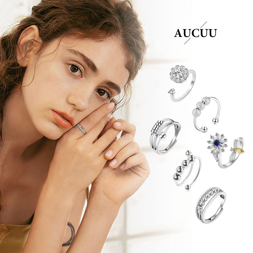 Aucuu bee daisy ring accent for charming, mood-boosting style